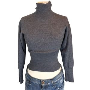 Vintage dsquared grey turtleneck sweater